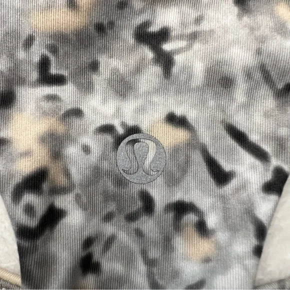 Sold- LULULEMON Top Speed Fleur Silver Spoon Sports Bra - Picture 7 of 8